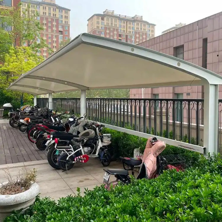 济宁膜结构电动车棚